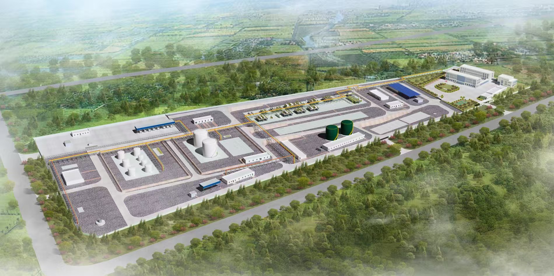 锦州20-2天然气分离厂迁建项目