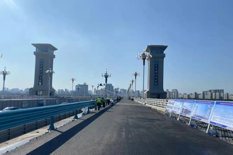 重点项目最新进展：北京路沂河桥新桥国庆节将顺利通车